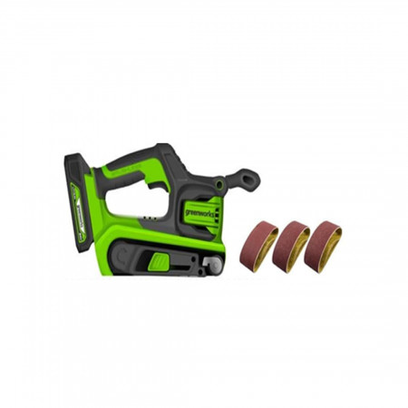 Шлифовальная машина аккумуляторная Greenworks G24BS (3100607) черно-зеленая