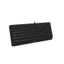 Клавиатура проводная A4tech Fstyler FK15-2M (FK15-2M-BLACK) черный