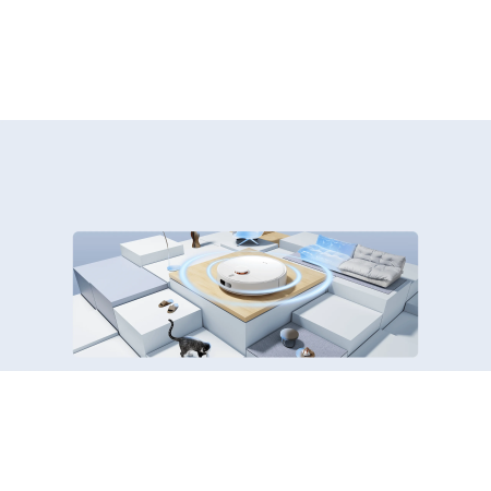 Робот-пылесос Xiaomi Robot Vacuum S40C Е101 (Е101CDZ) белый