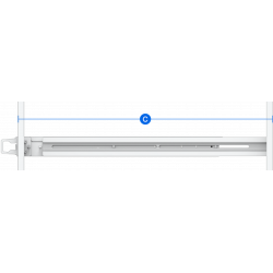 Серверные рельсы Synology-1U Rail Kit (RKM114) серебристый