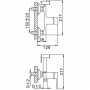 Гигиенический набор Frap F2041-8 белый