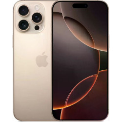 Смартфон Apple iPhone 16 Pro Max (MYWX3HX/A) (NFC) 8 ГБ/256 ГБ бежевый (Desert Titanium)
