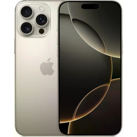 Смартфон Apple iPhone 16 Pro Max (MYWY3HX/A) (NFC) 8 ГБ/256 ГБ серый (Natural Titanium)
