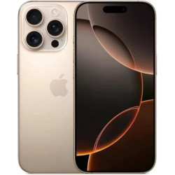 Смартфон Apple iPhone 16 Pro (MYNF3HX/A) (NFC) 8 ГБ/128 ГБ бежевый (Desert Titanium)