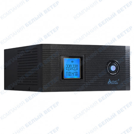 Инвертор SVC DI-1000F-LCD (800 Вт) черный