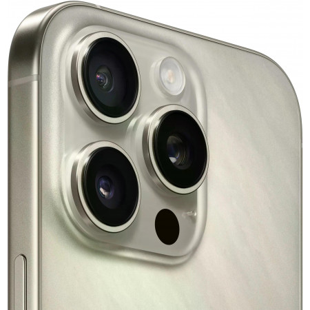 Смартфон Apple iPhone 16 Pro (MYNL3HX/A) (NFC) 8 ГБ/256 ГБ серебристый (Natural Titanium)