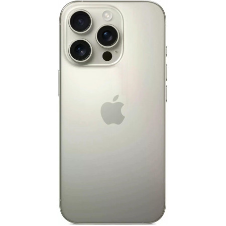 Смартфон Apple iPhone 16 Pro (MYNL3HX/A) (NFC) 8 ГБ/256 ГБ серебристый (Natural Titanium)