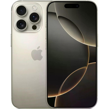 Смартфон Apple iPhone 16 Pro (MYNL3HX/A) (NFC) 8 ГБ/256 ГБ серебристый (Natural Titanium)