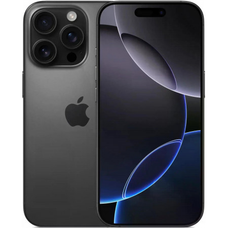 Смартфон Apple iPhone 16 Pro (MYNM3HX/A) (NFC) 8 ГБ/512 ГБ черный (Black Titanium)