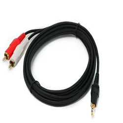 Кабель TRS-2RCA PROCAST s-MJ/2RCA.5 5 м черный