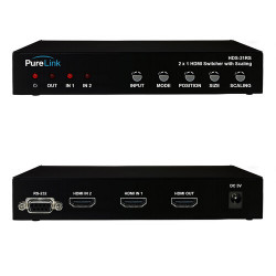 Матричный коммутатор PureLink PRO-HDS-21RS черный