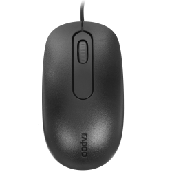 Мышь проводная Rapoo N200 черный