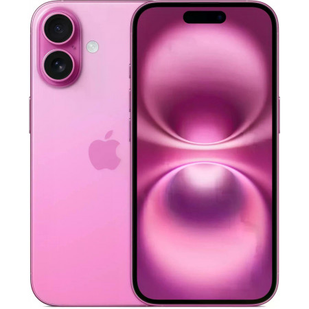 Смартфон Apple iPhone 16 (MYEG3HX/A) (NFC) 8 ГБ/256 ГБ розовый (Pink)