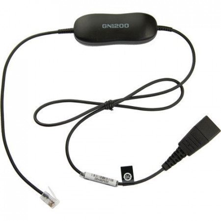 Кабель QD RJ22 Jabra GN1200 0.8 м чёрный