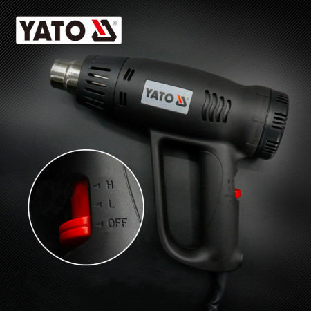 Пистолет горячего воздуха YATO YT‑82300 черный