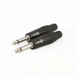 Коннектор для аудио Jack 6,3mm PROCAST TR-6.3/6/M/M черный