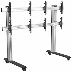 Мобильная стойка Wize Pro (VWM2X2-55) белый