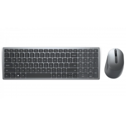 Клавиатура + мышь беспроводная Dell Multi-Device Wireless KM7120W серый