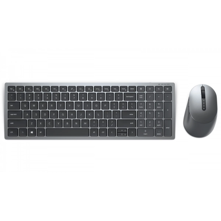 Клавиатура + мышь беспроводная Dell Multi-Device Wireless KM7120W серый