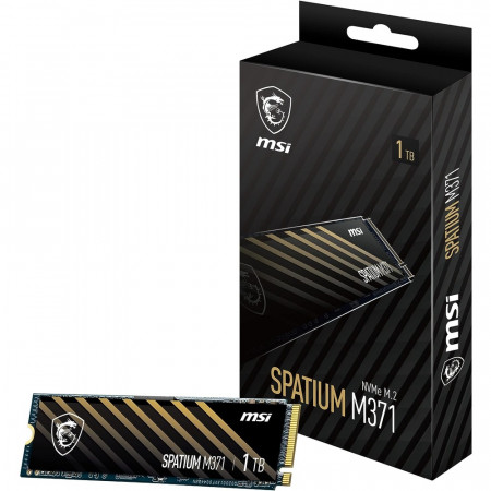 1000 ГБ SSD диск MSI SPATIUM M371 (S78-440L870-P83) чёрный