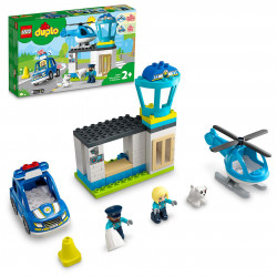 Конструктор Lego Duplo Полицейский участок и вертолет 10959 многоцветный
