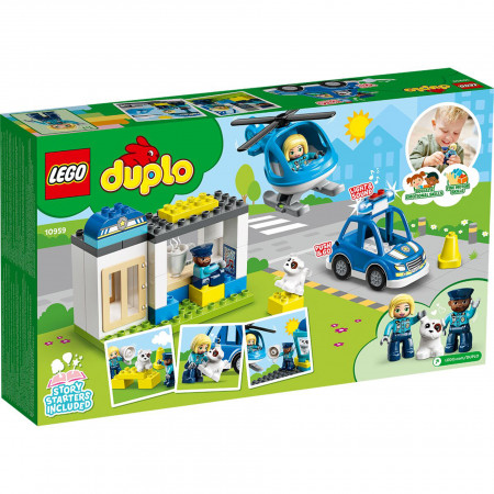 Конструктор Lego Duplo Полицейский участок и вертолет 10959 многоцветный