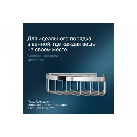 Полка для душа AM.PM Sense L (A7452100) хром