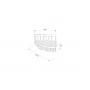 Полка для душа AM.PM Sense L (A7452100) хром