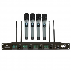 UHF приёмник AMS MU 404 + MM 104 черный