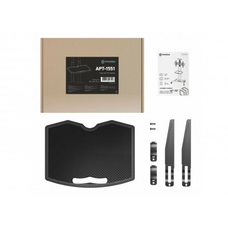 Полка для ТВ ONKRON APT-1551 чёрный