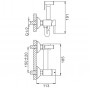 Гигиенический набор Frap F7503-6 черный