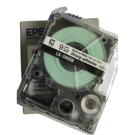 Лента стандартная EPSON LK-3WBN (C53S653003) белая/черная