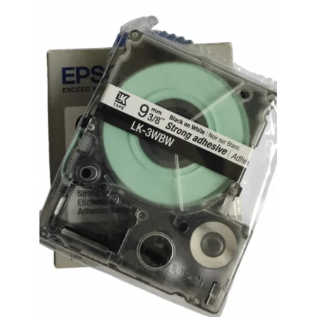 Лента стандартная EPSON LK-3WBN (C53S653003) белая/черная