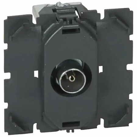 Механизм розетки Legrand 067382 антрацит