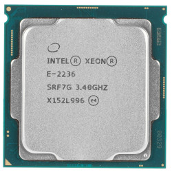 Серверный процессор Intel Xeon E-2236 OEM (CM8068404174603-SRF7G) серый