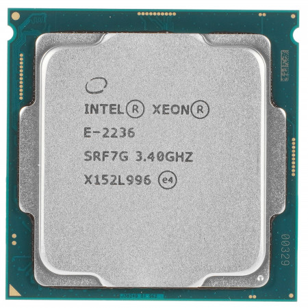 Серверный процессор Intel Xeon E-2236 OEM (CM8068404174603-SRF7G) серый