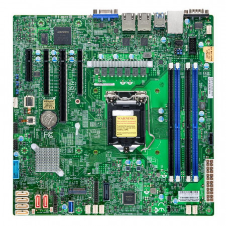 Серверная материнская плата Supermicro MBD-X12STL-F-B зеленый