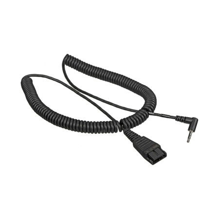 Переходник QD - 2,5 мм mini‑jack Jabra 8800-01-46 0.5 м черный