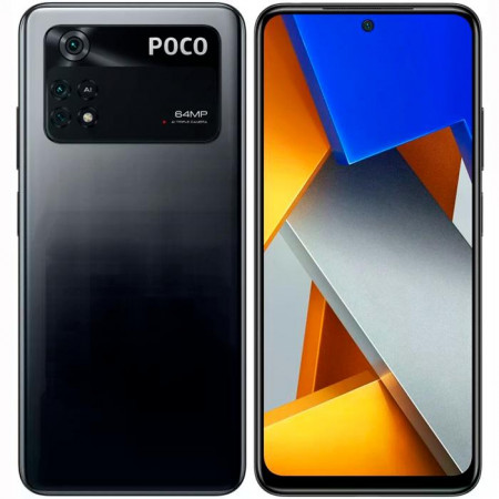Смартфон POCO M4 Pro (2201117PG) (NFC) 6 ГБ/128 ГБ черный (Power Black)