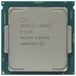 Серверный процессор Intel Xeon E-2136 OEM (CM8068403654318S) серый