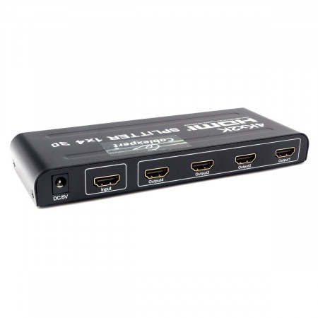 Разветвители и преобразователи видеосигнала HDMI Cablexpert DSP-4PH4-02 черный