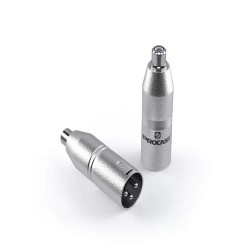 Переходник XLR RCA PROCAST B-XLRf/RCAf серый