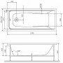 Ванна APPOLO Gamma (ВПР0230200100) белый