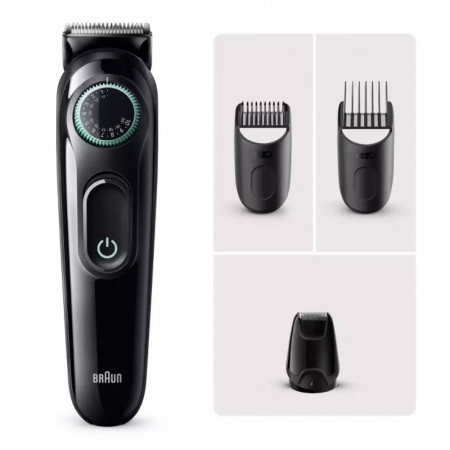 Машинка для стрижки волос BRAUN BT3421 черный