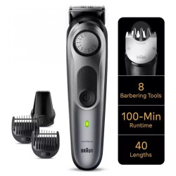 Машинка для стрижки волос BRAUN BT7420 серый