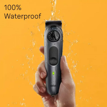 Машинка для стрижки волос BRAUN BT7420 серый