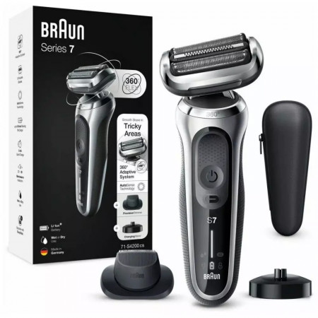 Электробритва BRAUN 71-S4200cs серебристый