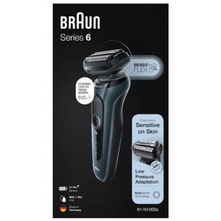 Электробритва BRAUN 61-N1000s черный