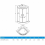 Душевая кабина ERLIT ER3509P-C3-RUS белый