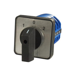 Переключатель CHINT LW28-125 3P "1-0-2" синий
